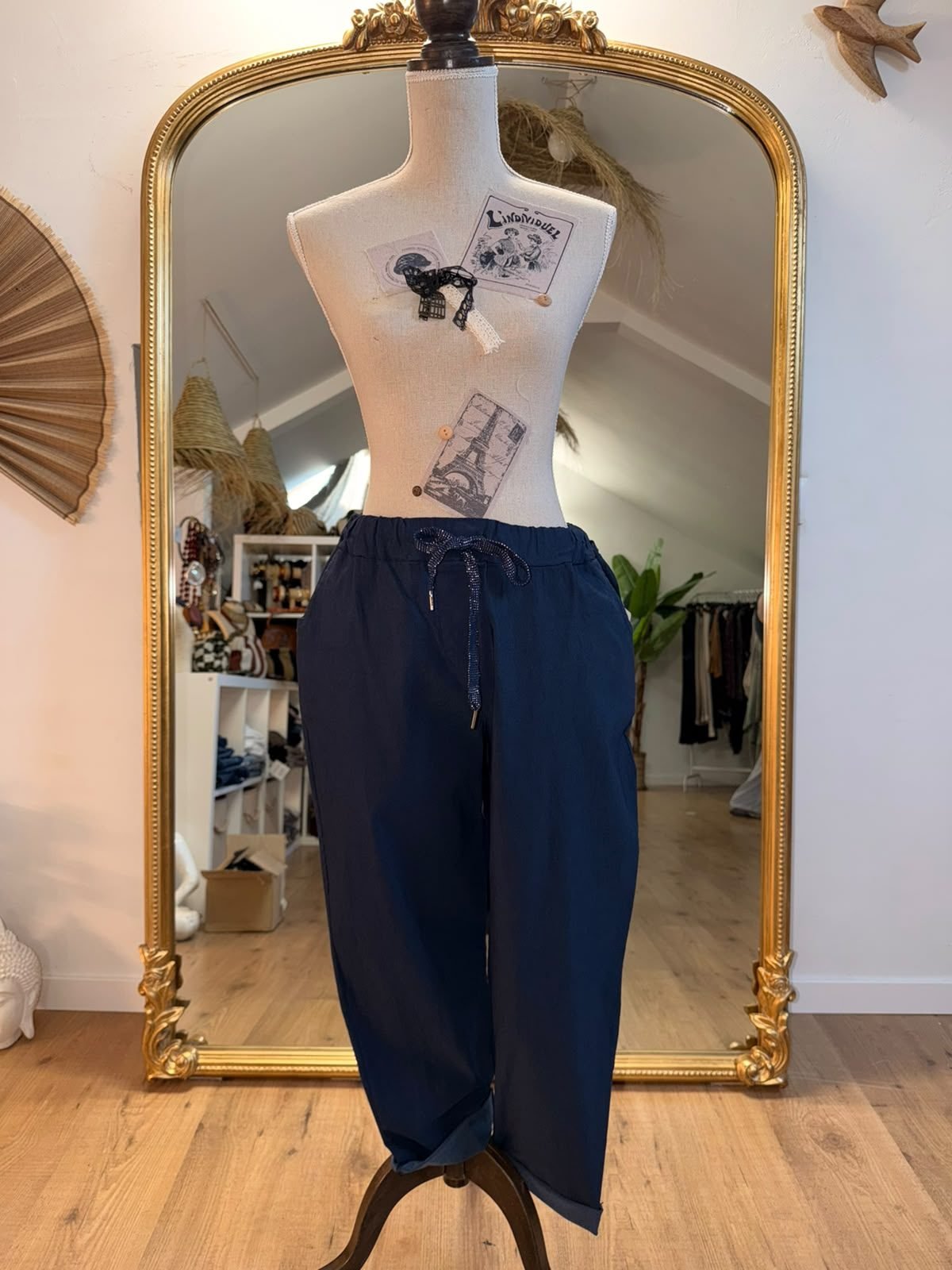 Pantalón Fluido Bajo Vuelto