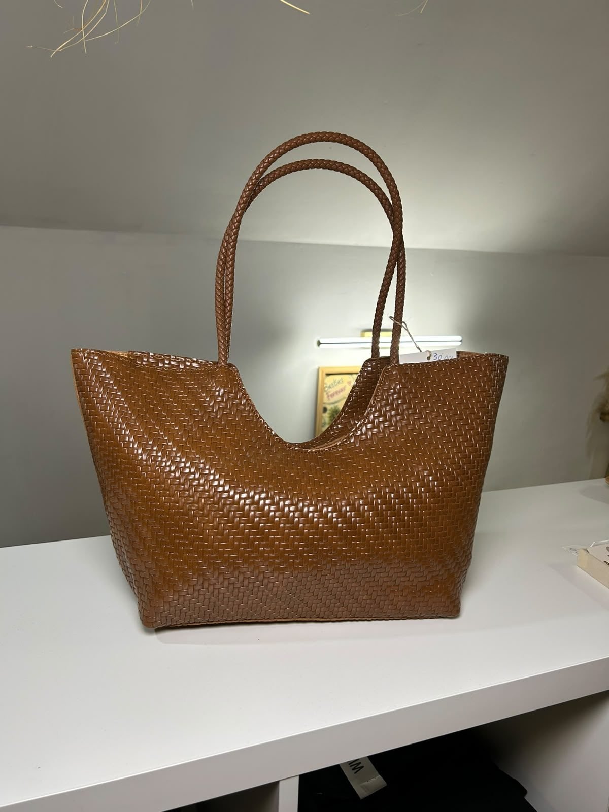 Bolso Tote Trenzado Capazo