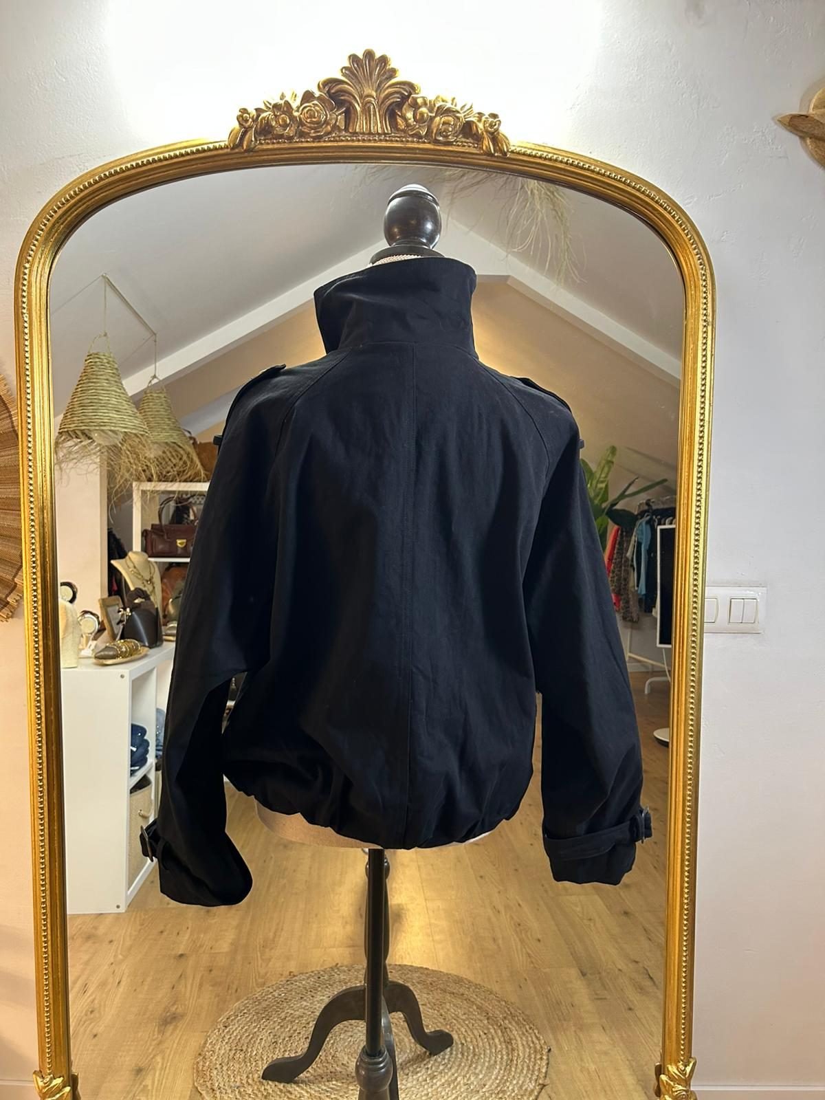 Chaqueta Cruzada Cuello Alto - foto 4