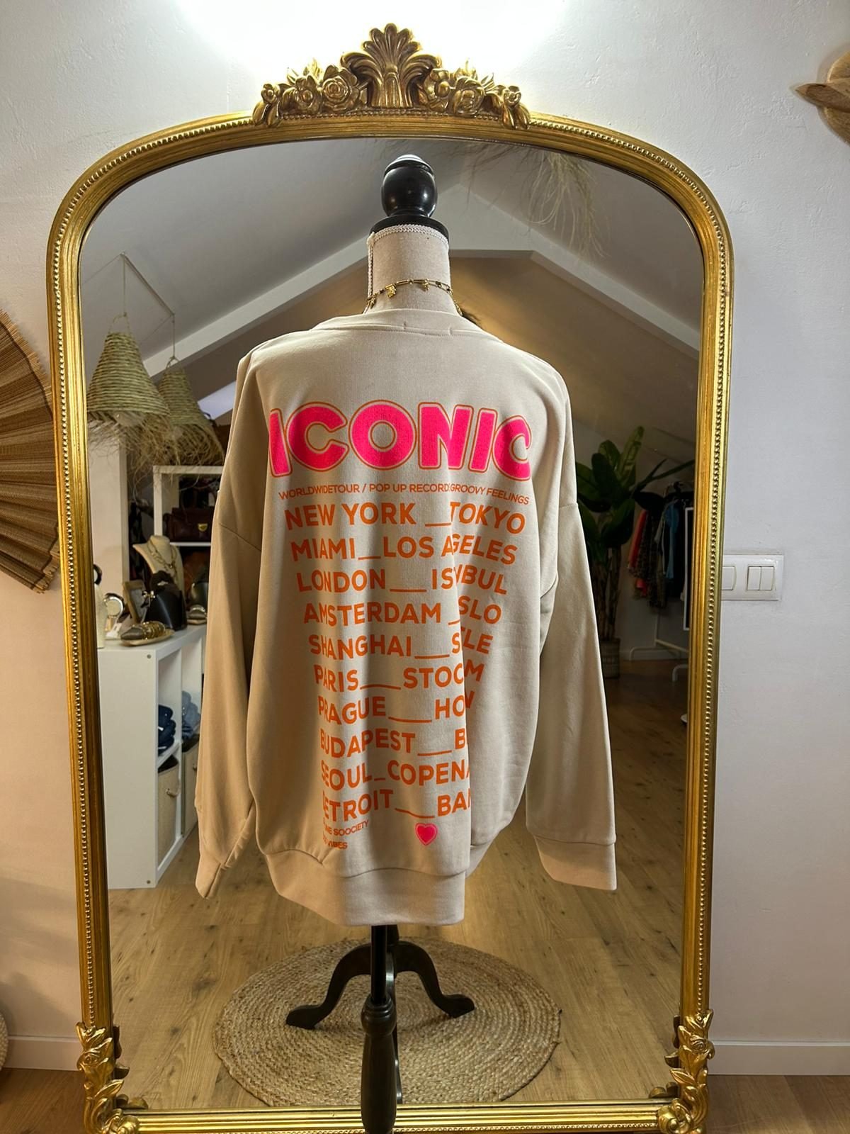 Sudadera Estampado Iconic - foto 2