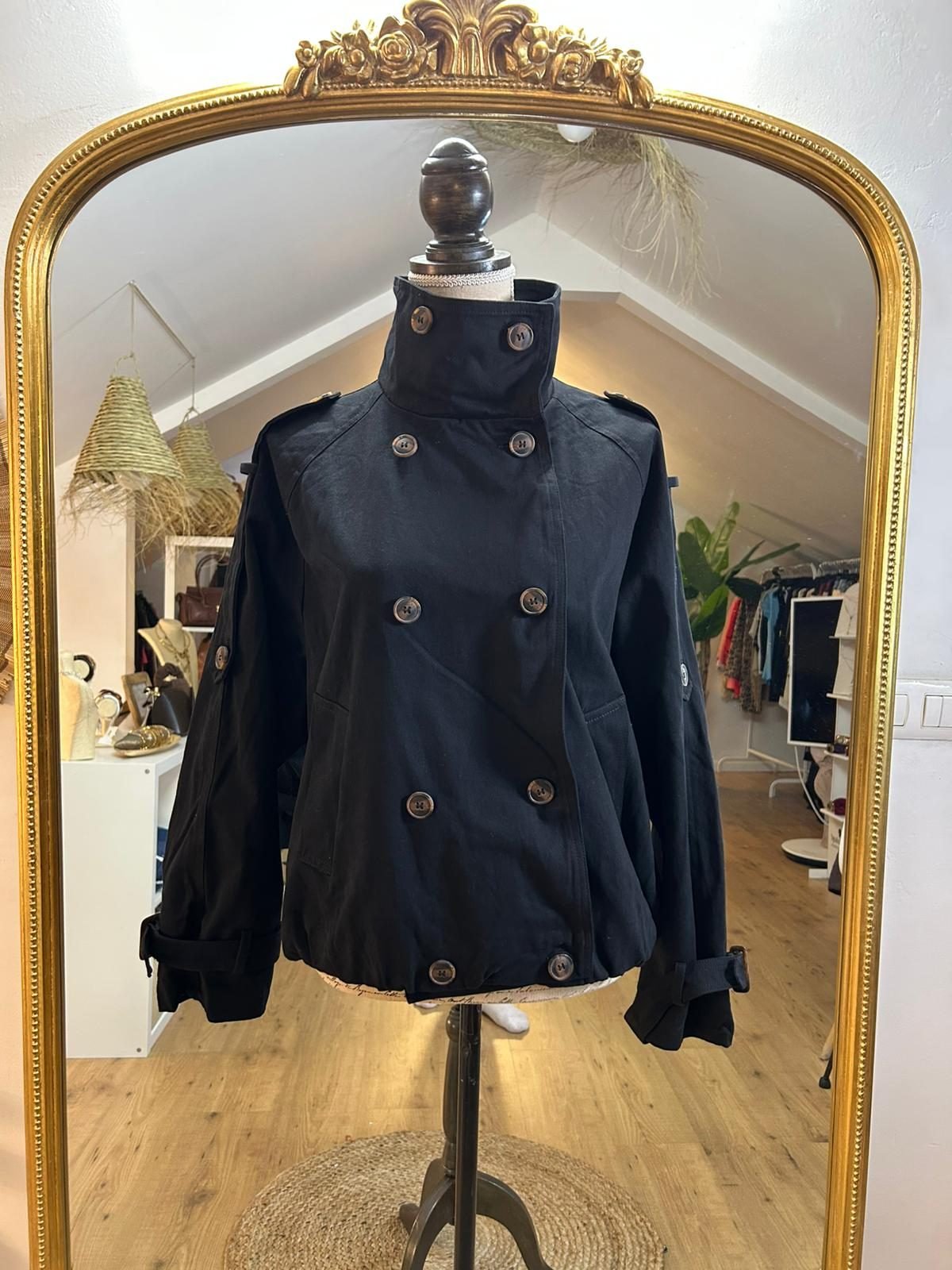 Chaqueta Cruzada Cuello Alto - foto 3