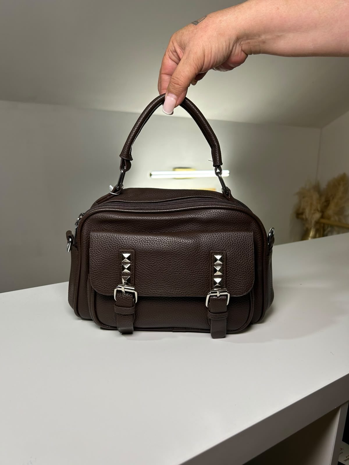 Bolso Bandolera Detalles Hebillas