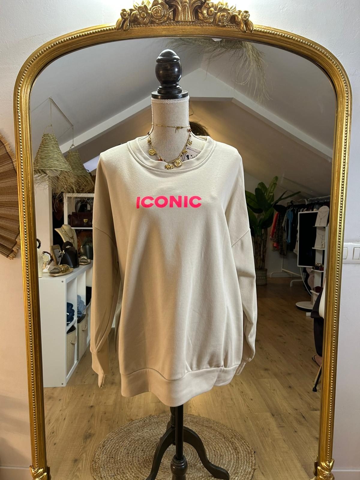 Sudadera Estampado Iconic