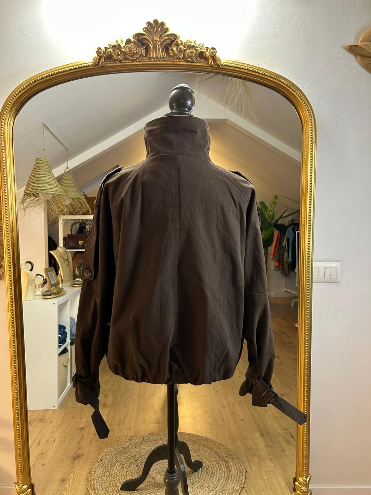 Chaqueta Cruzada Cuello Alto - foto 6
