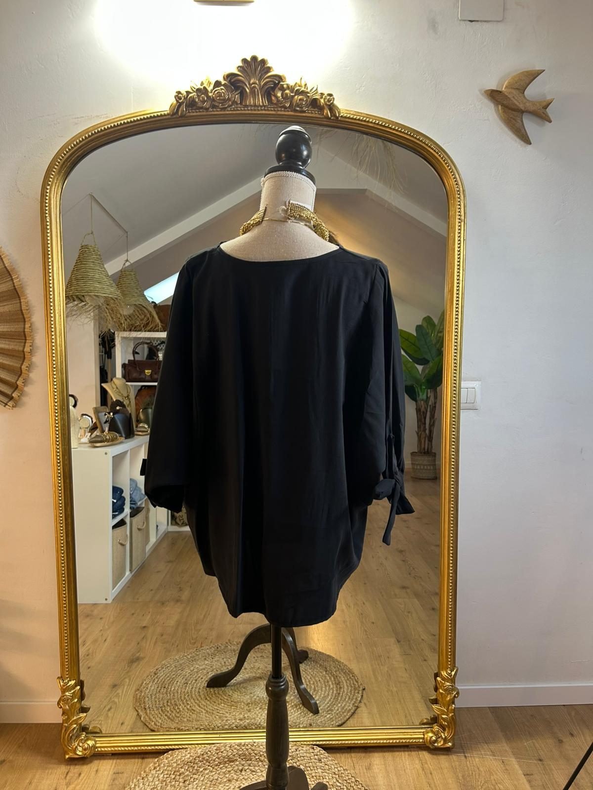 Blusa Negra Fluida Lazadas - foto 2