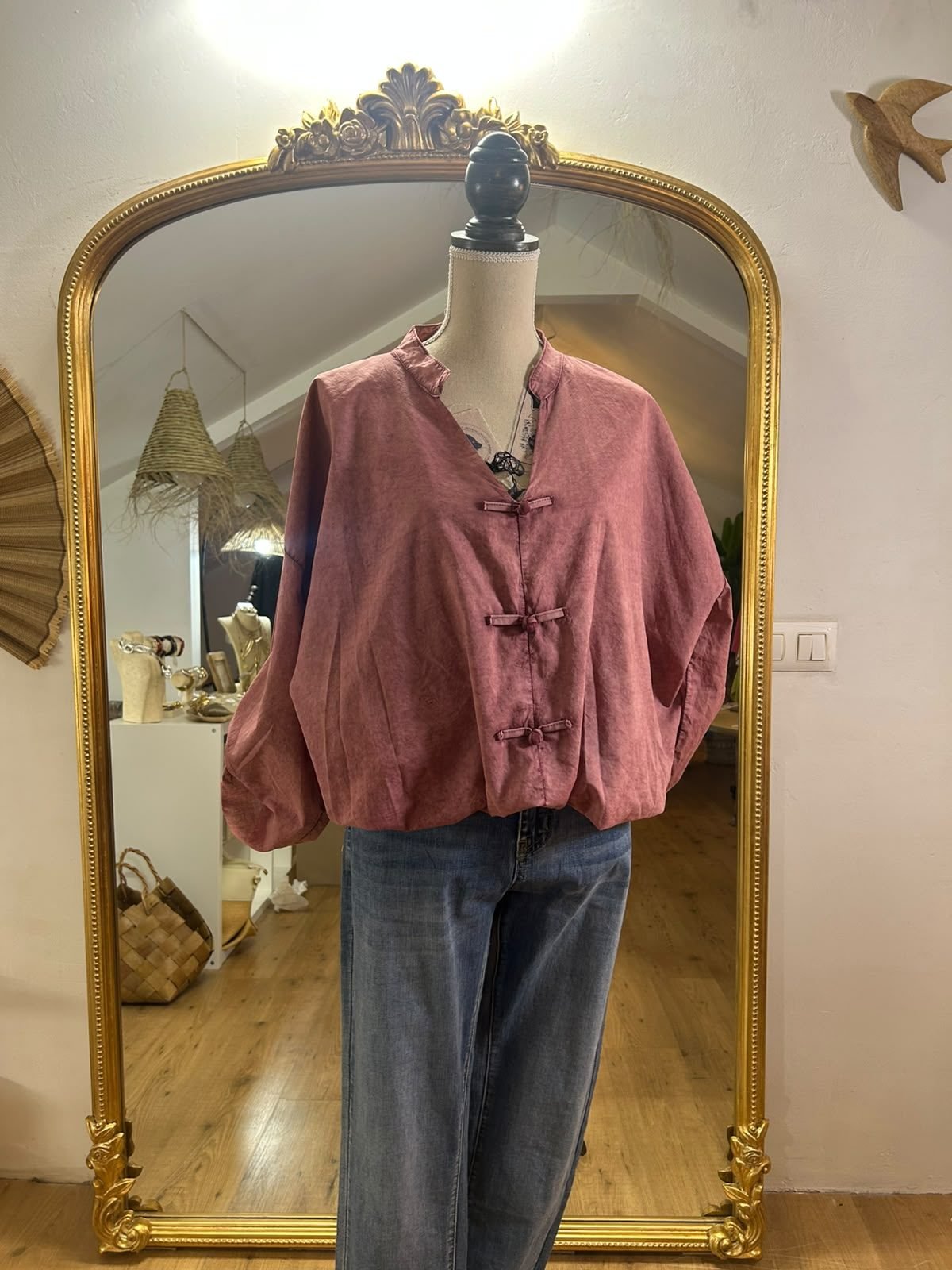 Blusa estilo oriental